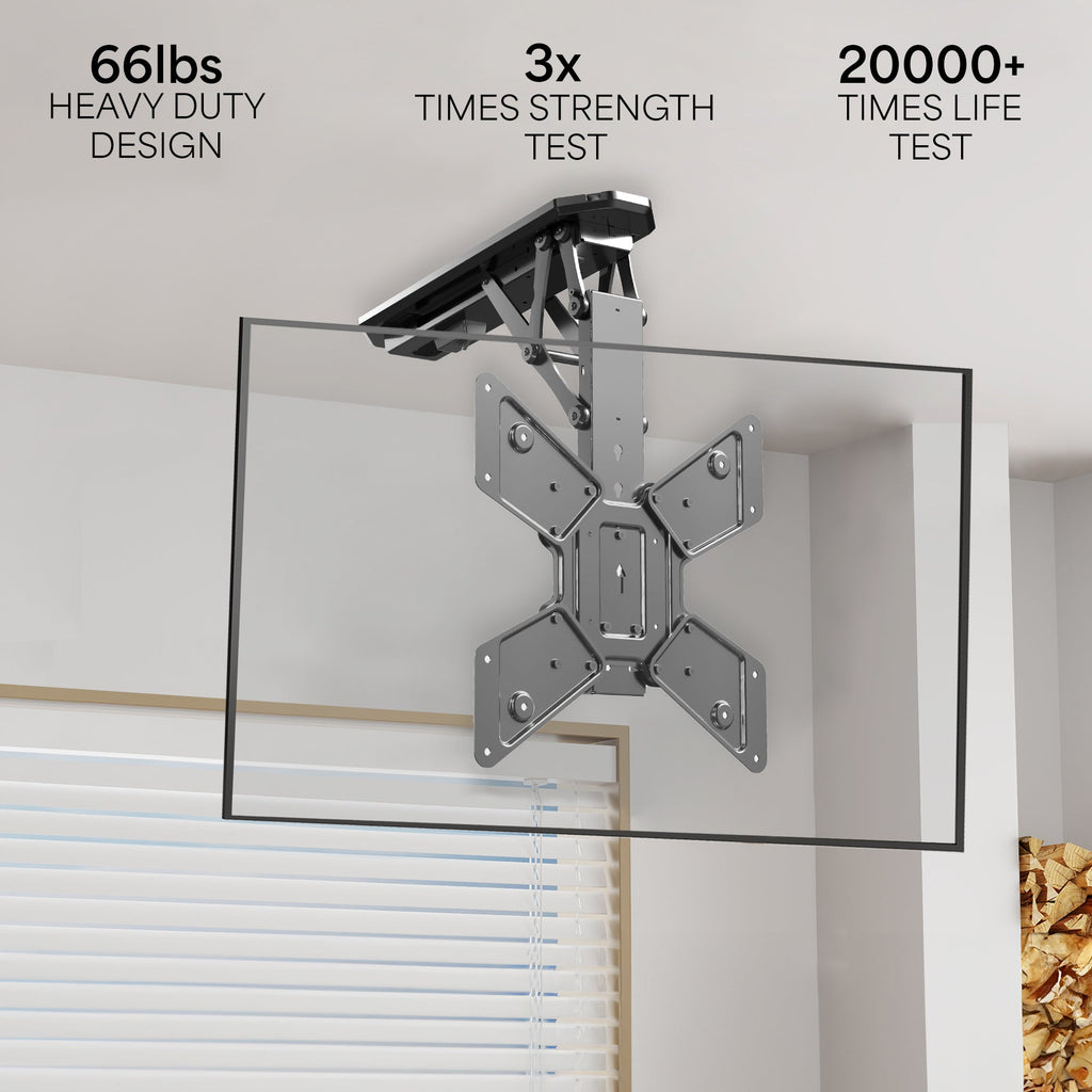 Electric Flip Down Ceiling Mount for 23" to 55" TVs
