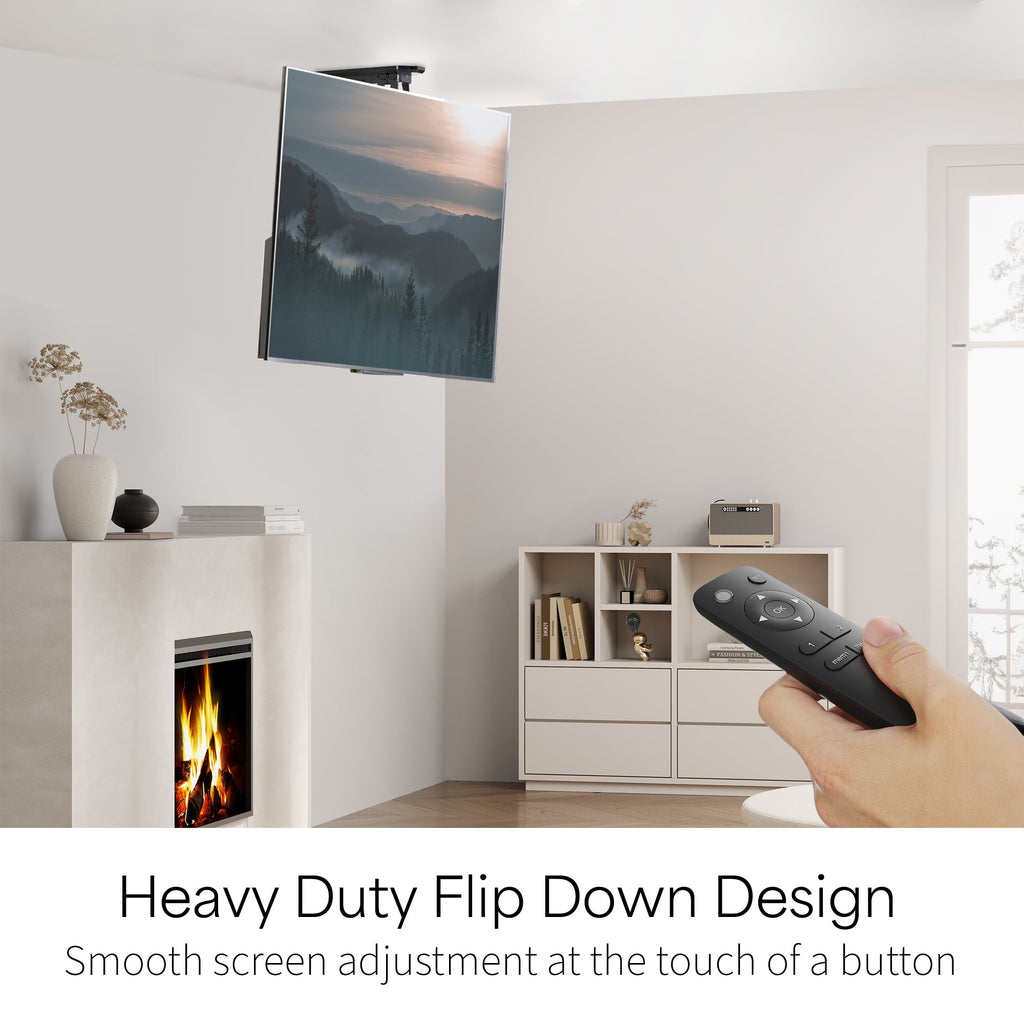 Electric Flip Down Ceiling Mount for 23" to 55" TVs