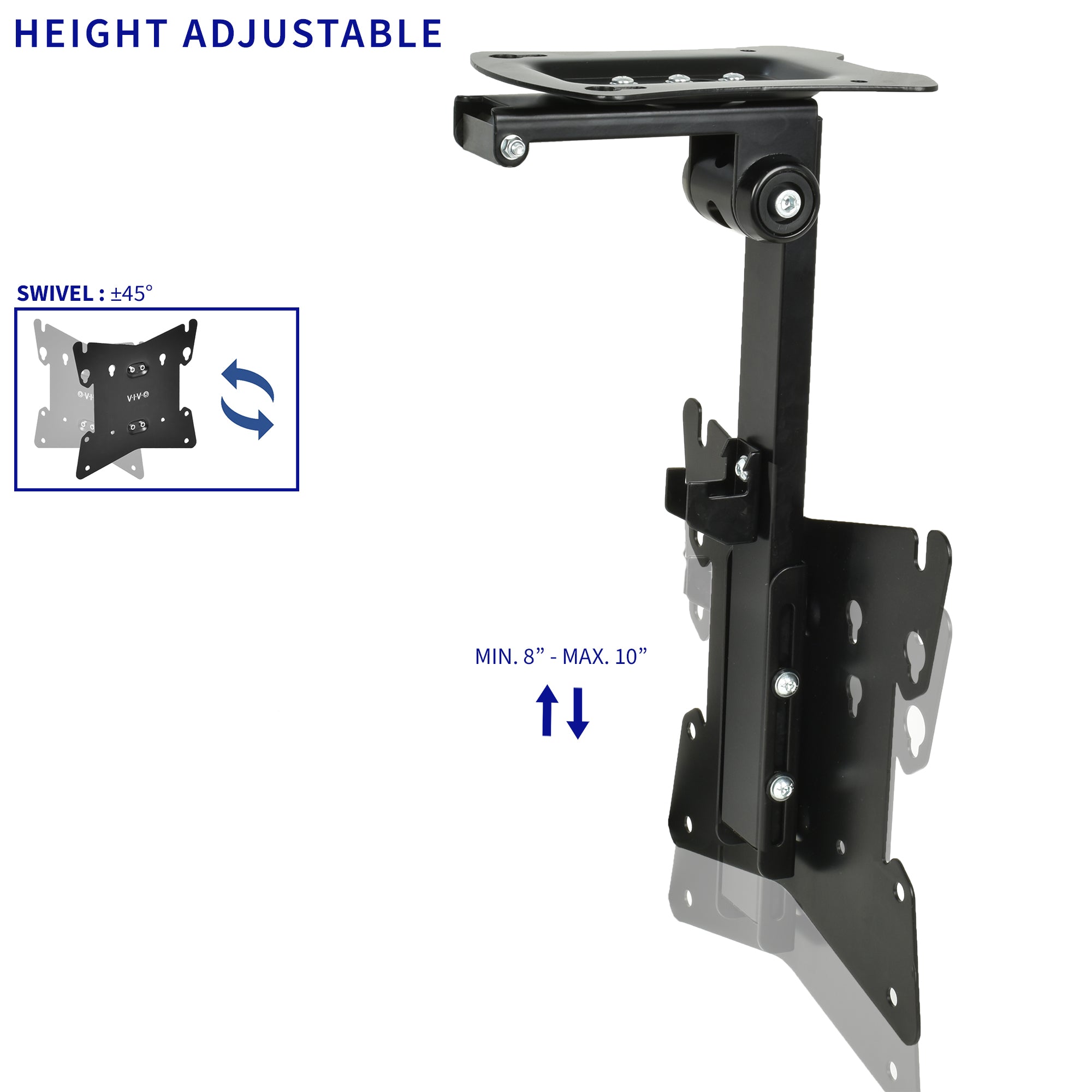 Flip Down Ceiling Mount for 20" to 37" TVs and Monitors