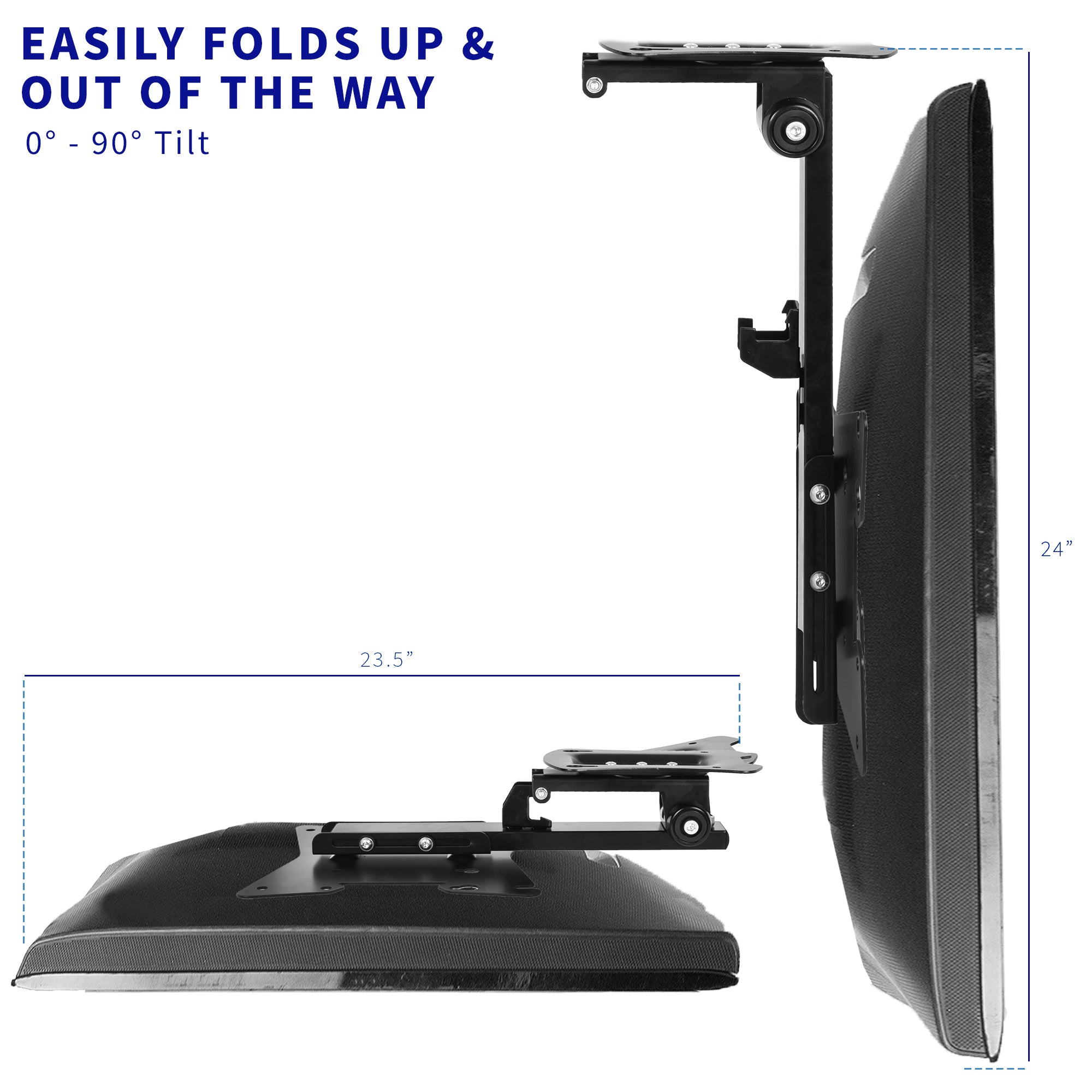Flip Down Ceiling Mount for 20" to 37" TVs and Monitors