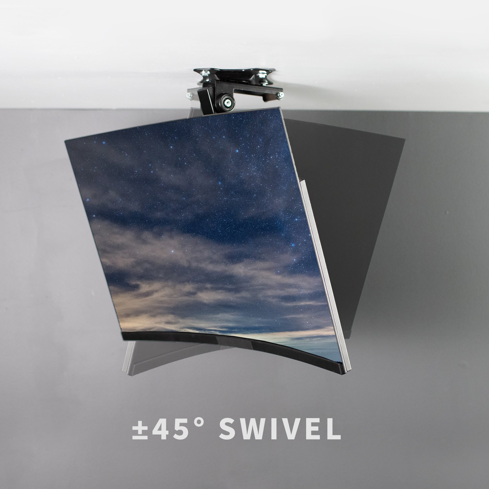 Flip Down Ceiling Mount for 20" to 37" TVs and Monitors