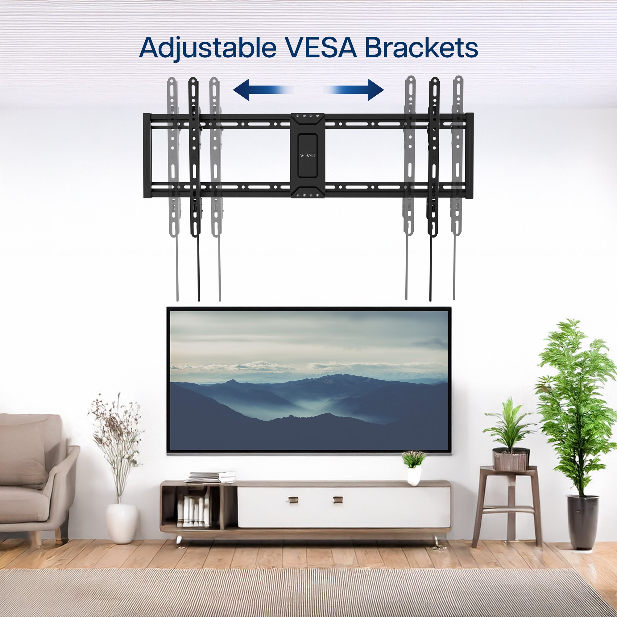 Extra Large Tilting Wall Mount for 43” to 100” TVs