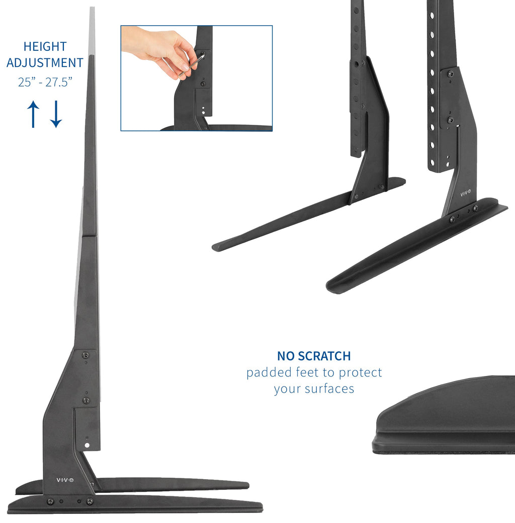 Tabletop TV Stand for 22" to 65" TVs
