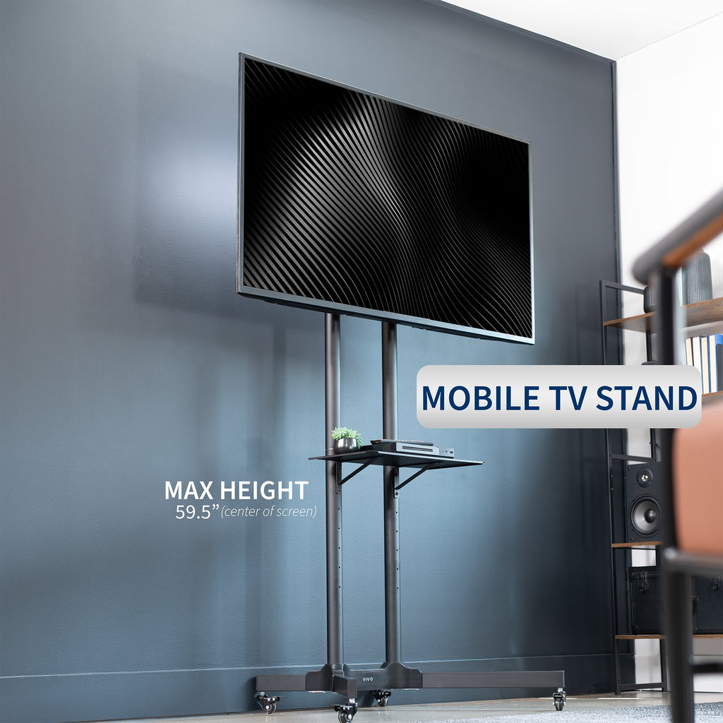 Mobile TV Cart for 32" to 83" Screens