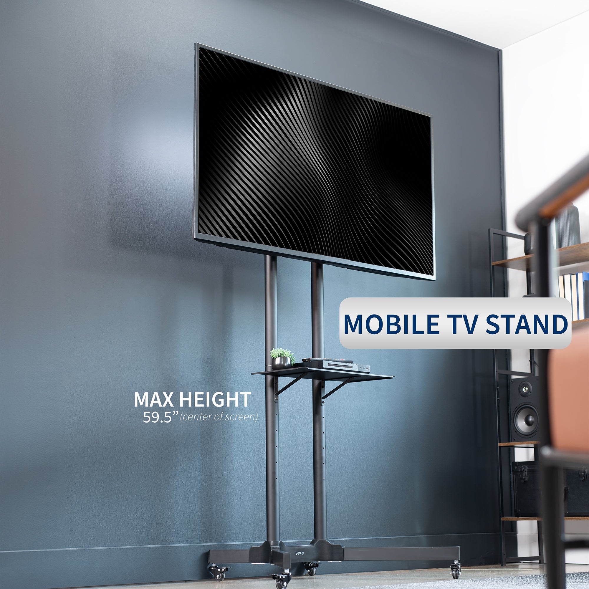 Mobile TV Cart for 32" to 83" Screens