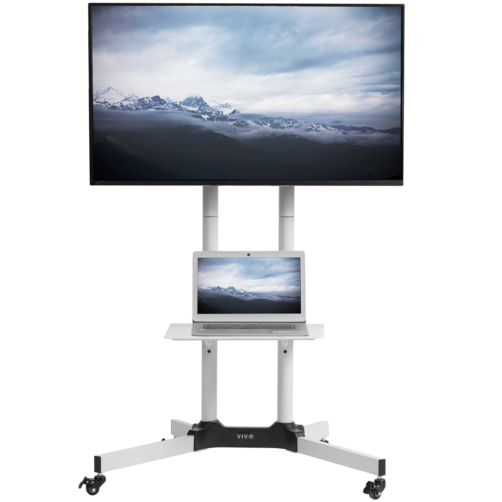 Mobile TV Cart for 32" to 83" Screens