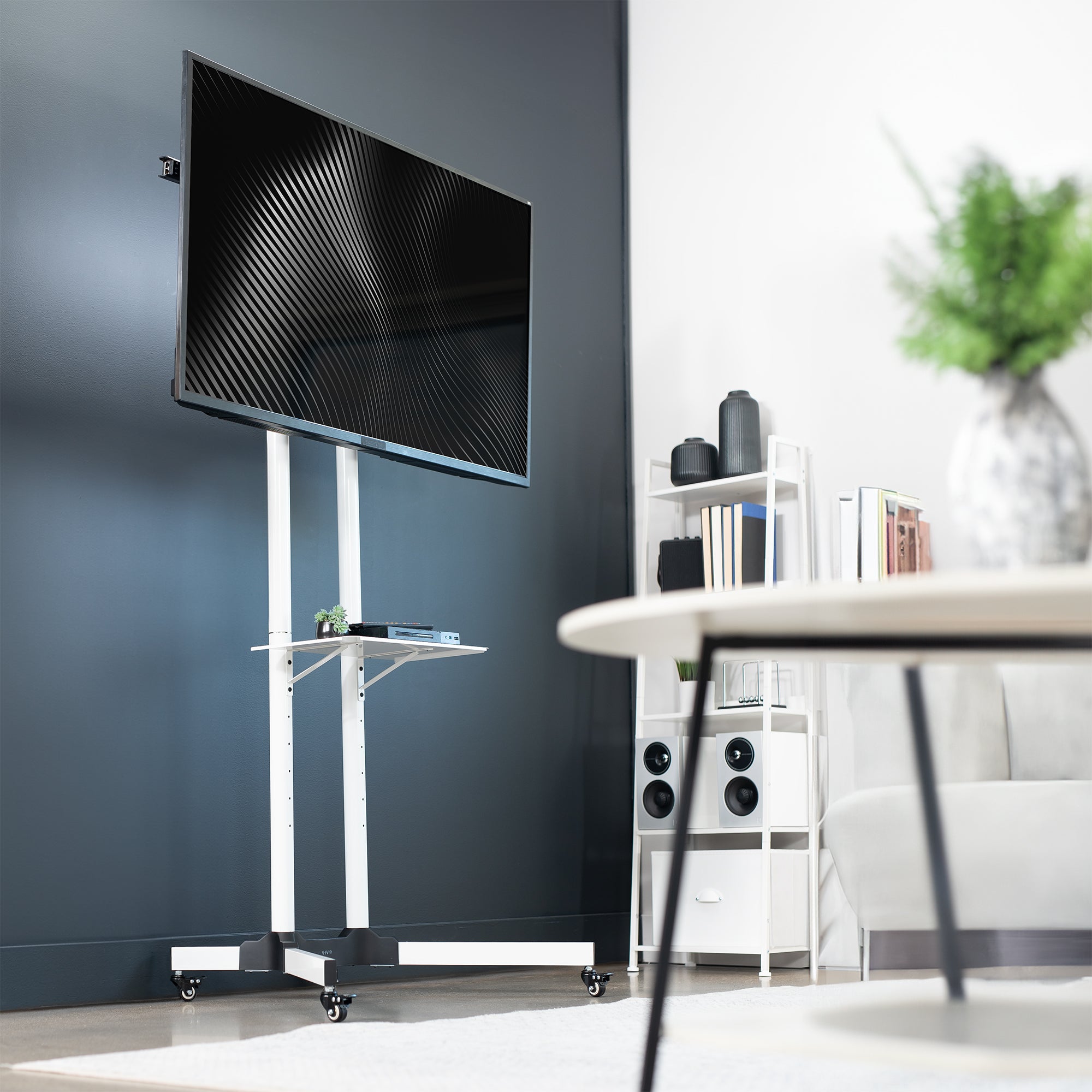 Mobile TV Cart for 32" to 83" Screens