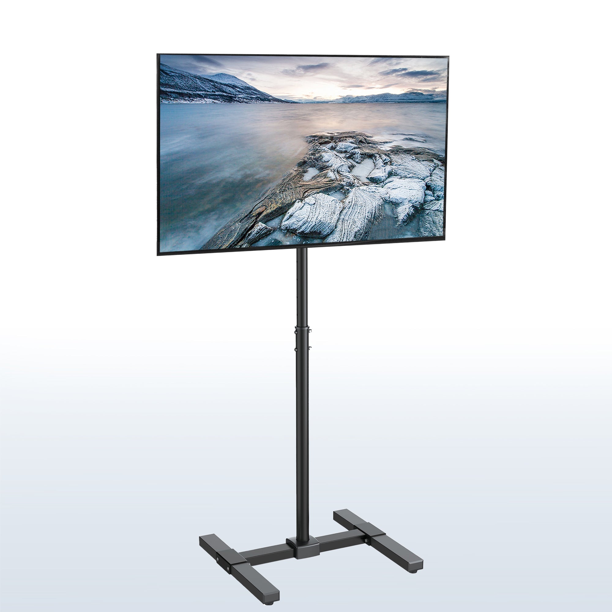Height Adjustable TV Floor Stand - Up to 65" Screens