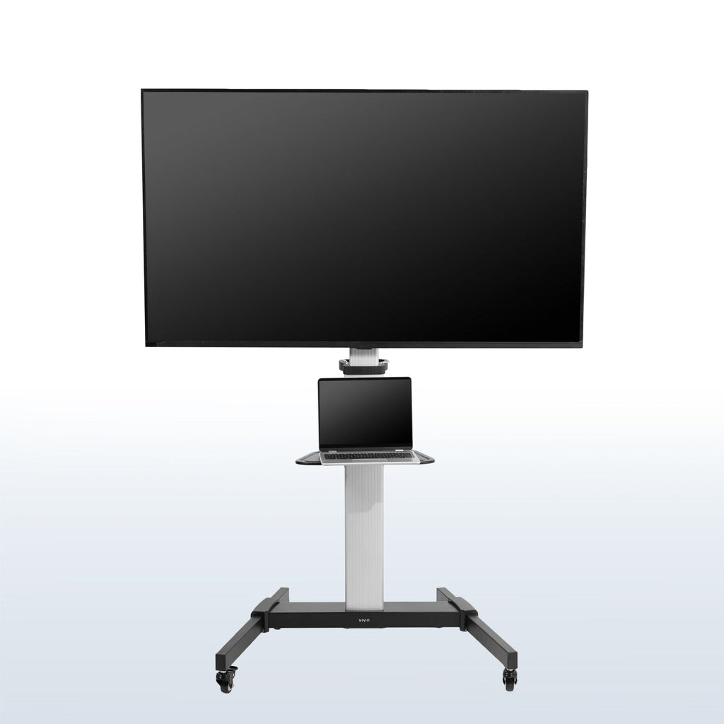 Silver TV Cart for 32" to 83" Screens