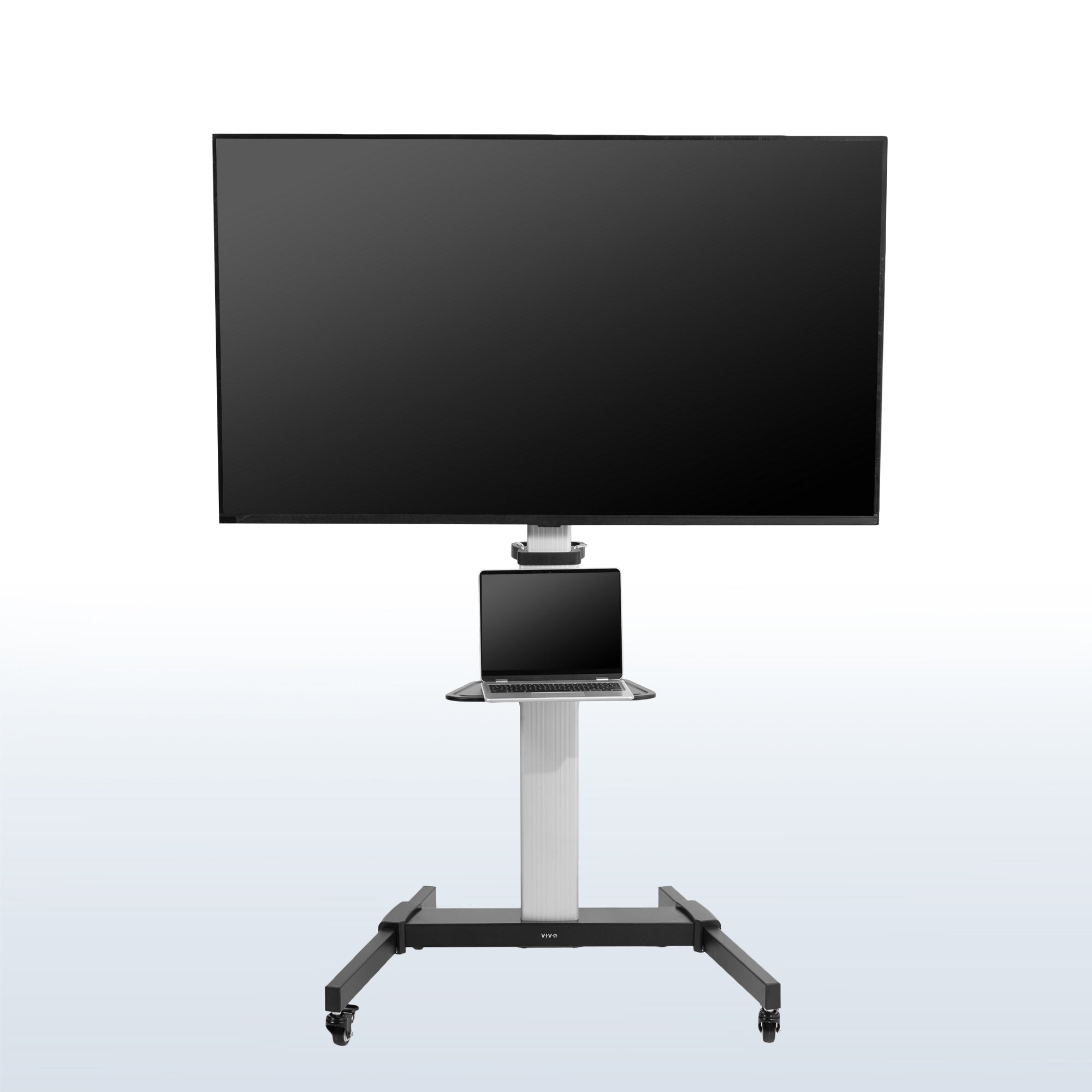 Silver TV Cart for 32" to 83" Screens