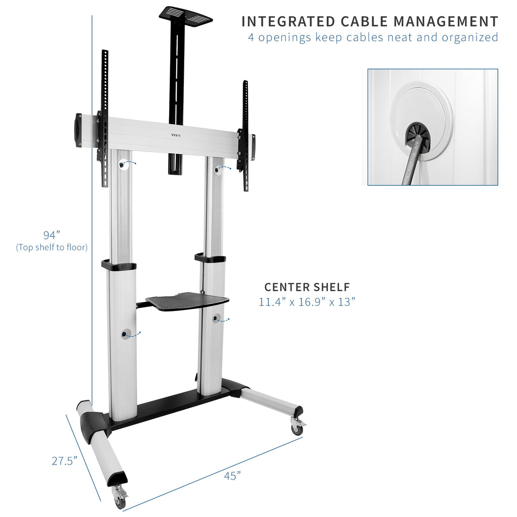 TV Cart for 32" to 100" Screens