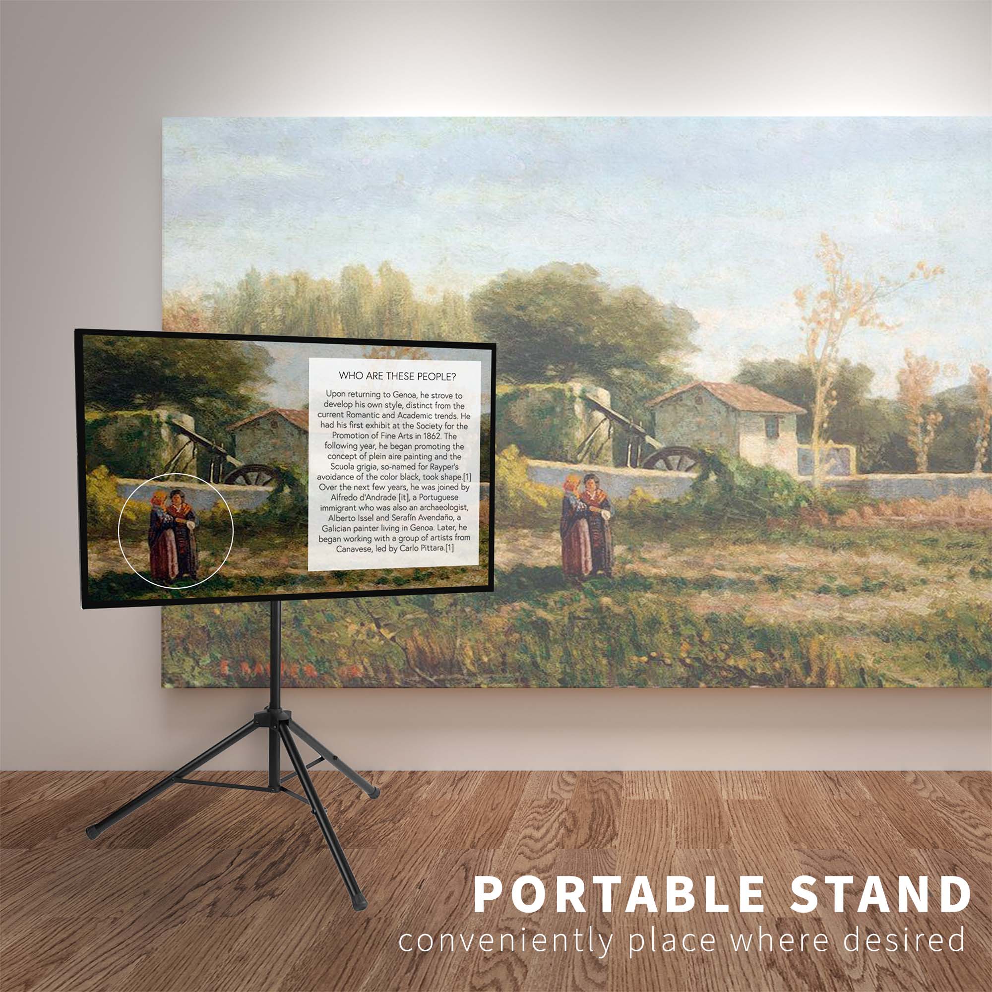Portable Tripod TV Stand 35" to 75"