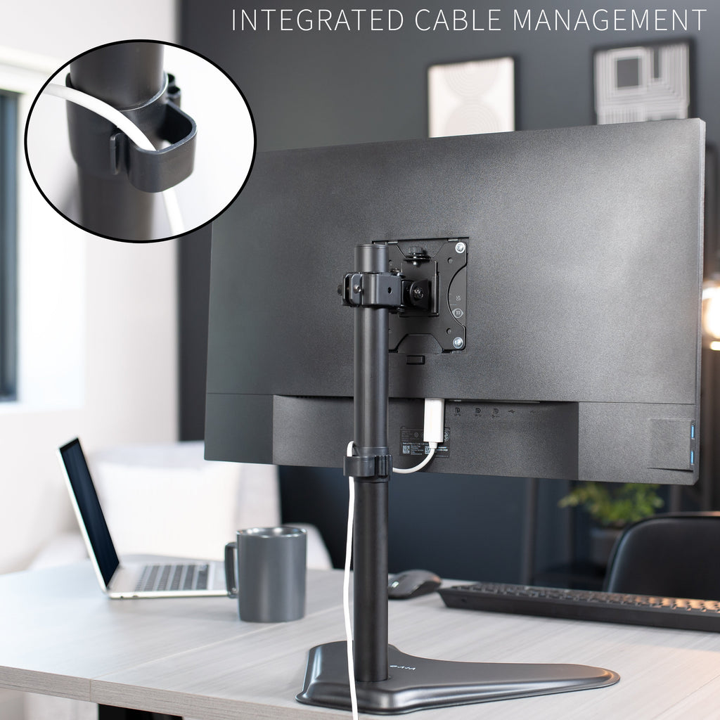 Single Monitor Desk Stand - Up to 38" Screens
