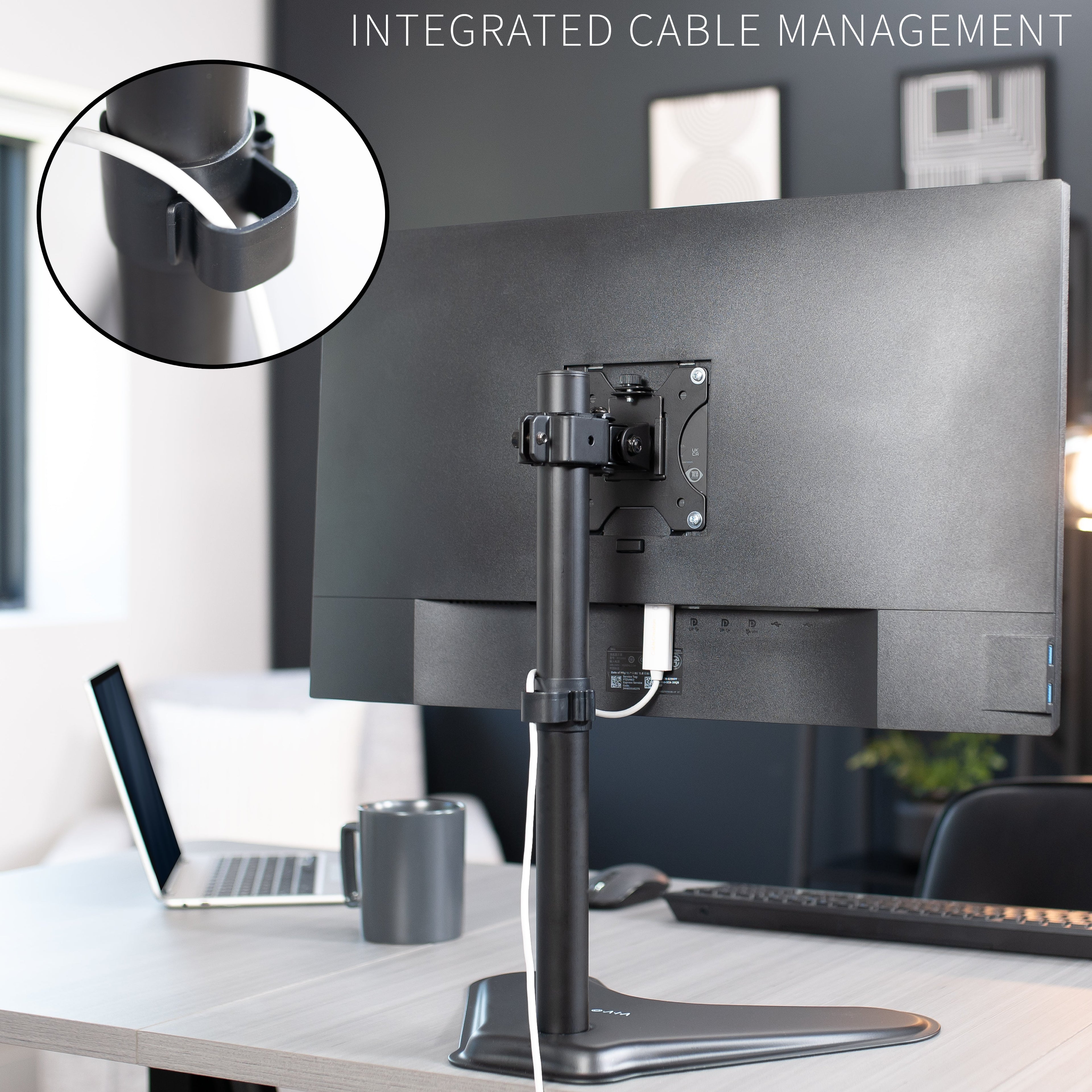 Single Monitor Desk Stand - Up to 38" Screens