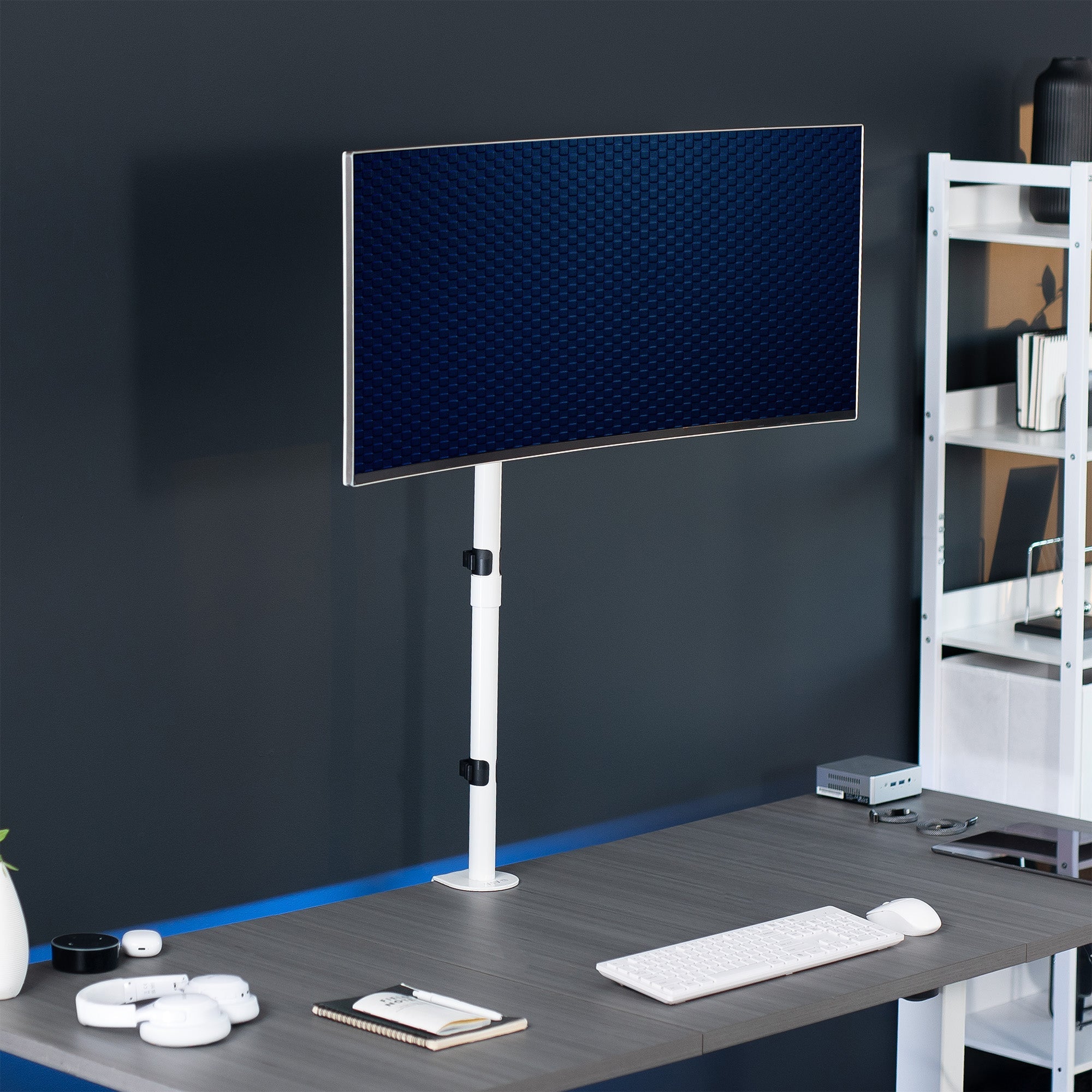 Single Monitor Extra Tall Desk Mount - Up to 38" Screens