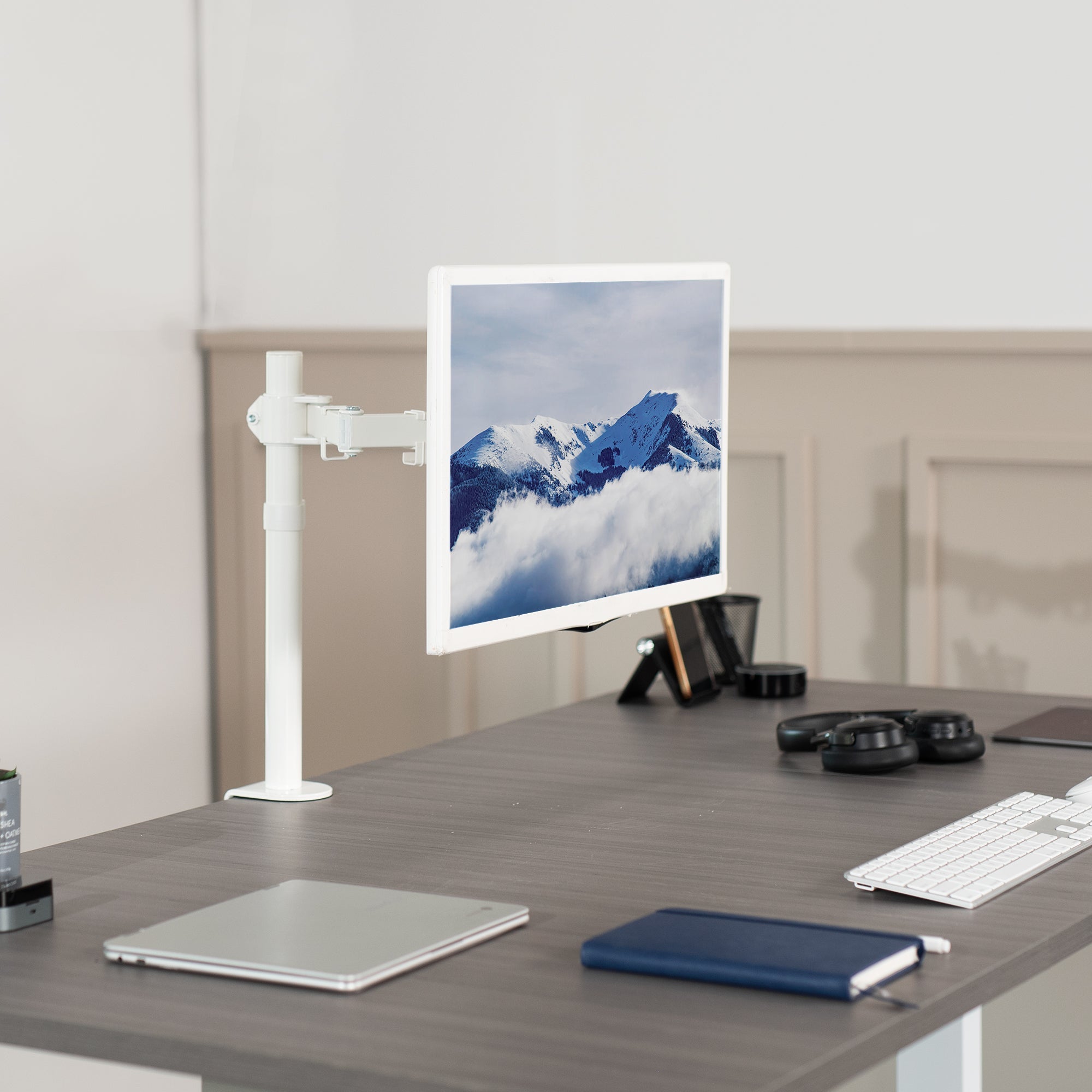 Single Monitor Desk Mount - Up to 38" Screens