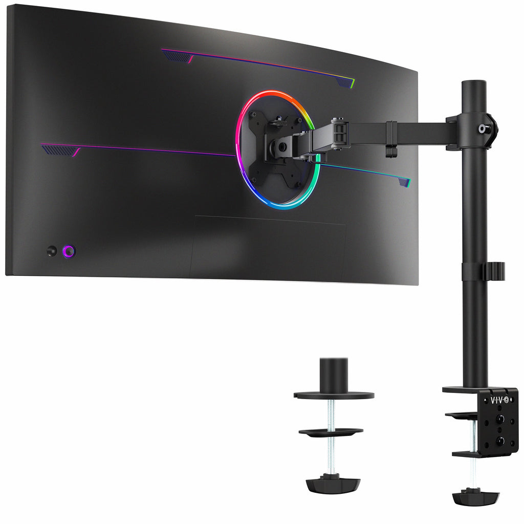 Single Monitor Desk Mount - Up to 38" Screens