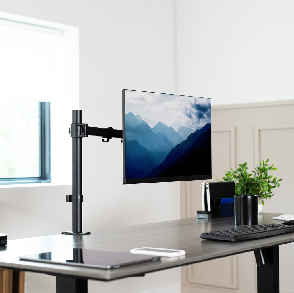 Single Monitor Desk Mount - Up to 38" Screens