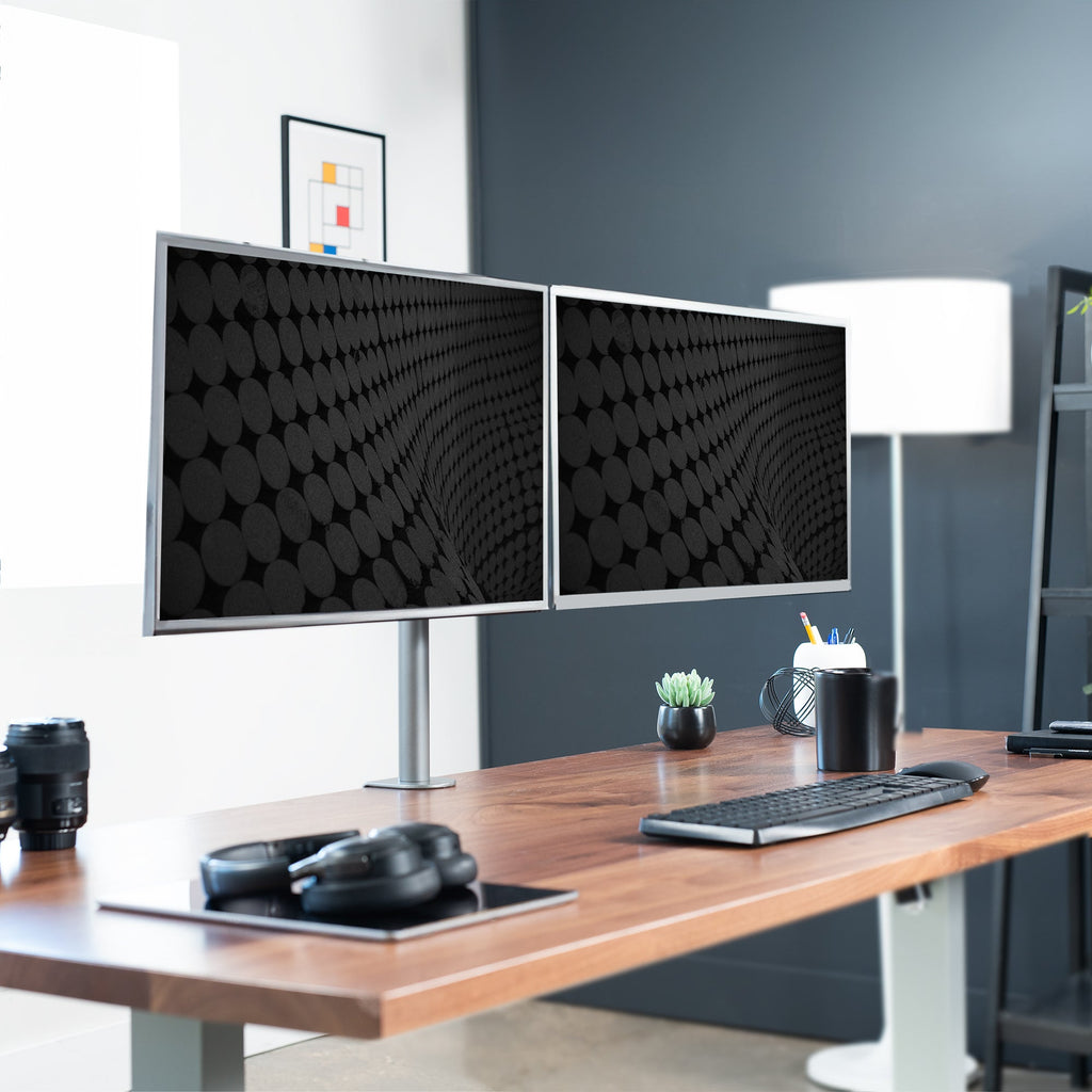 VIVO Dual Monitor Desk Mount Adjustable Stand