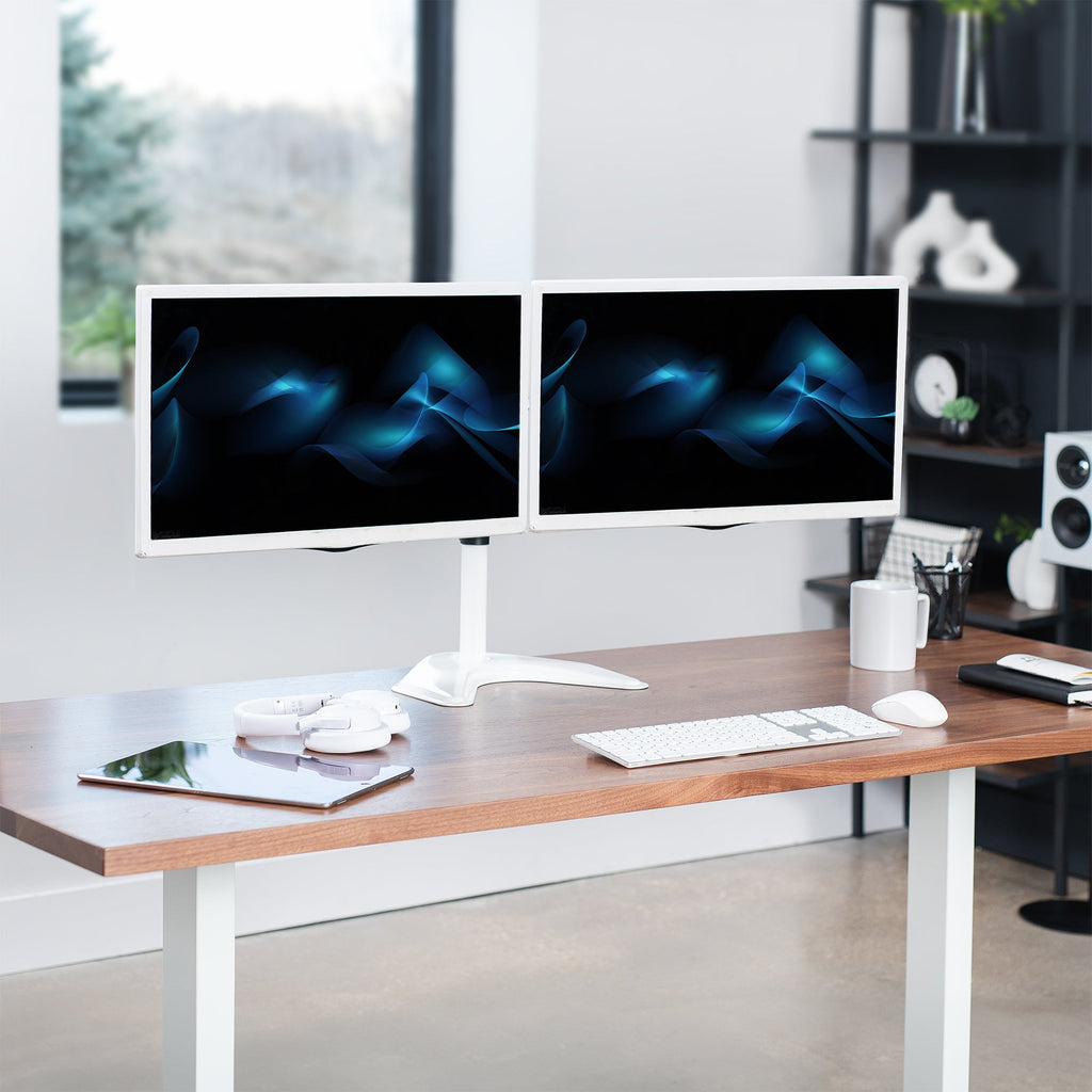 Dual Monitor Desk Stand - Up to 38" Screens