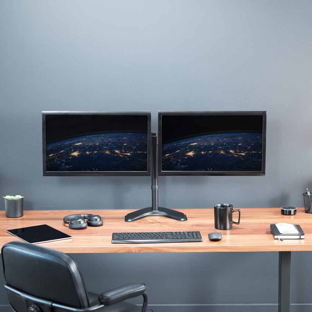 Dual Monitor Desk Stand - Up to 38" Screens