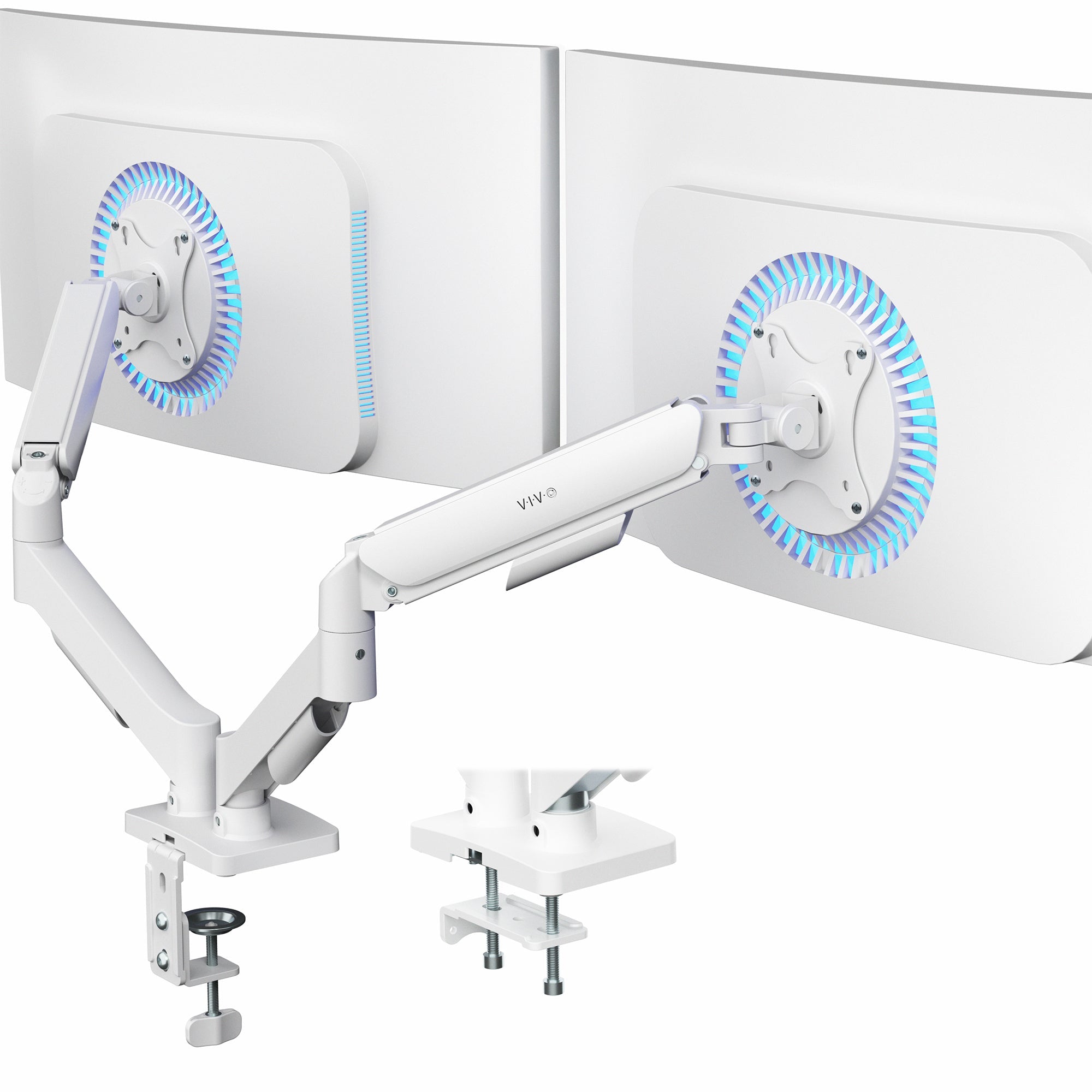 Mechanical Arm Dual 17" to 32" Monitor Desk Mount