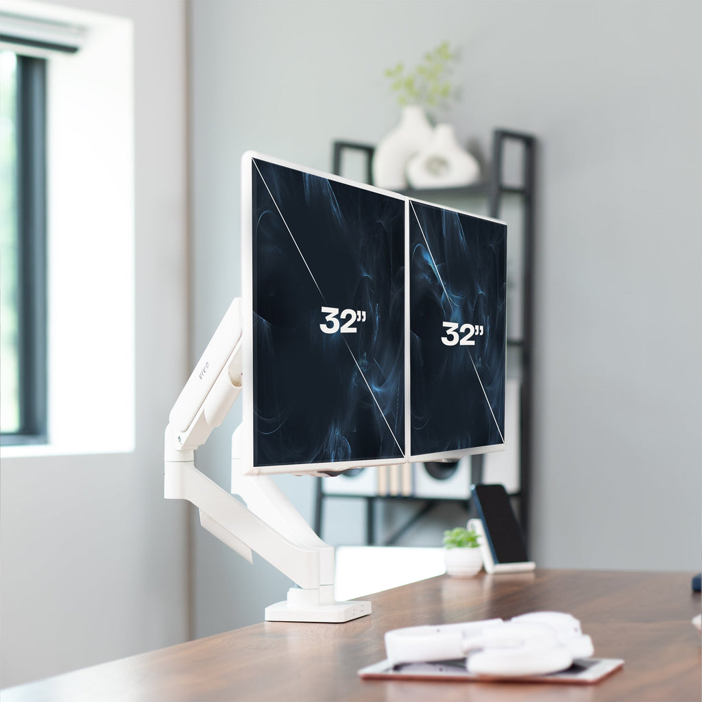 Mechanical Arm Dual 17" to 32" Monitor Desk Mount