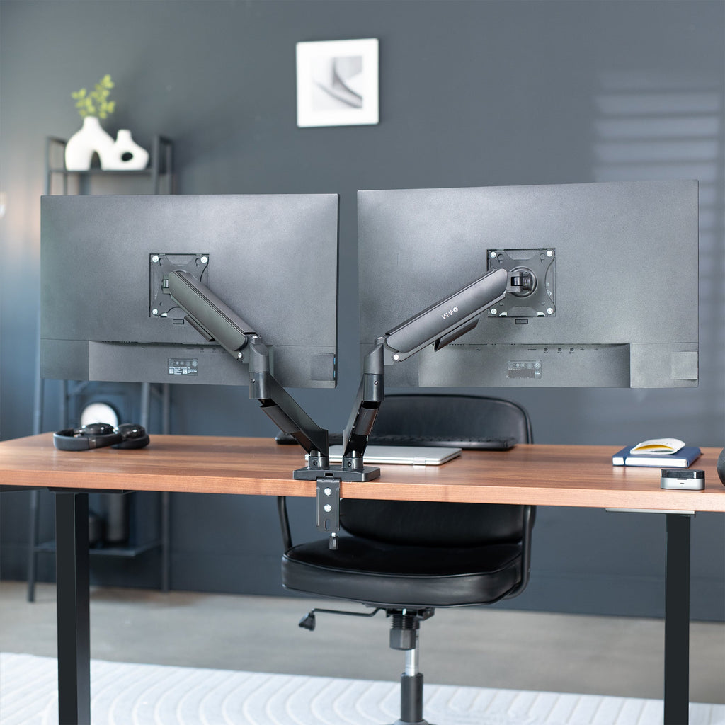 Mechanical Arm Dual 17" to 32" Monitor Desk Mount
