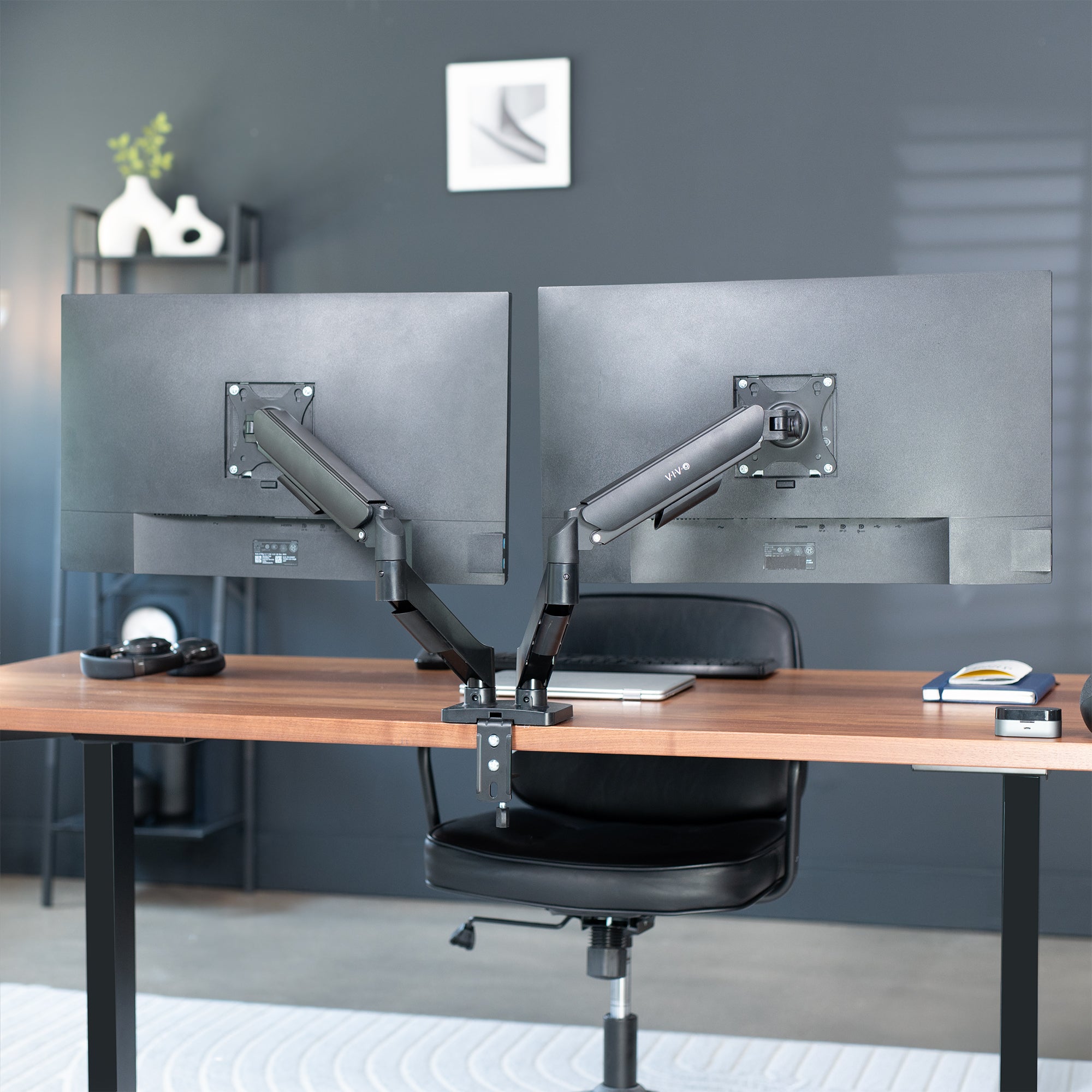 Mechanical Arm Dual 17" to 32" Monitor Desk Mount