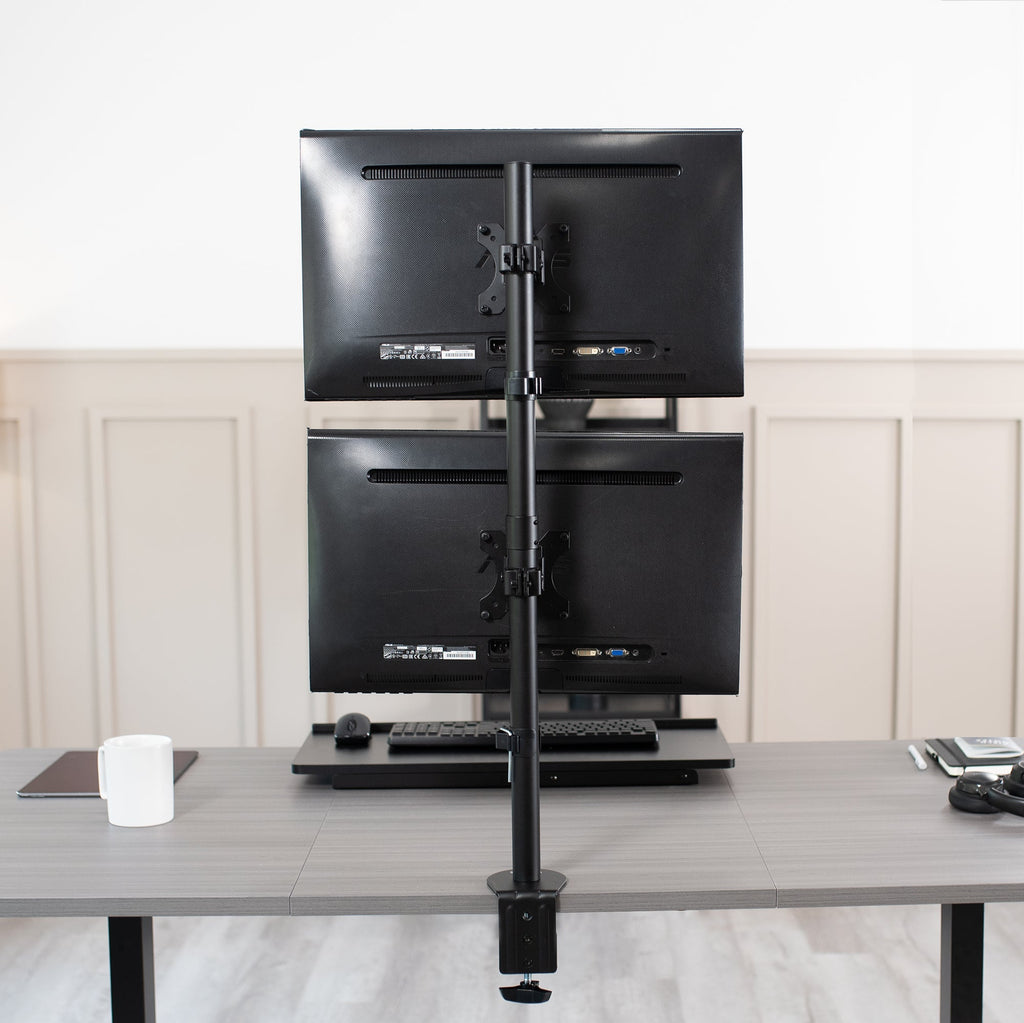 Dual Monitor Desk Mount - Up to 34" Screens