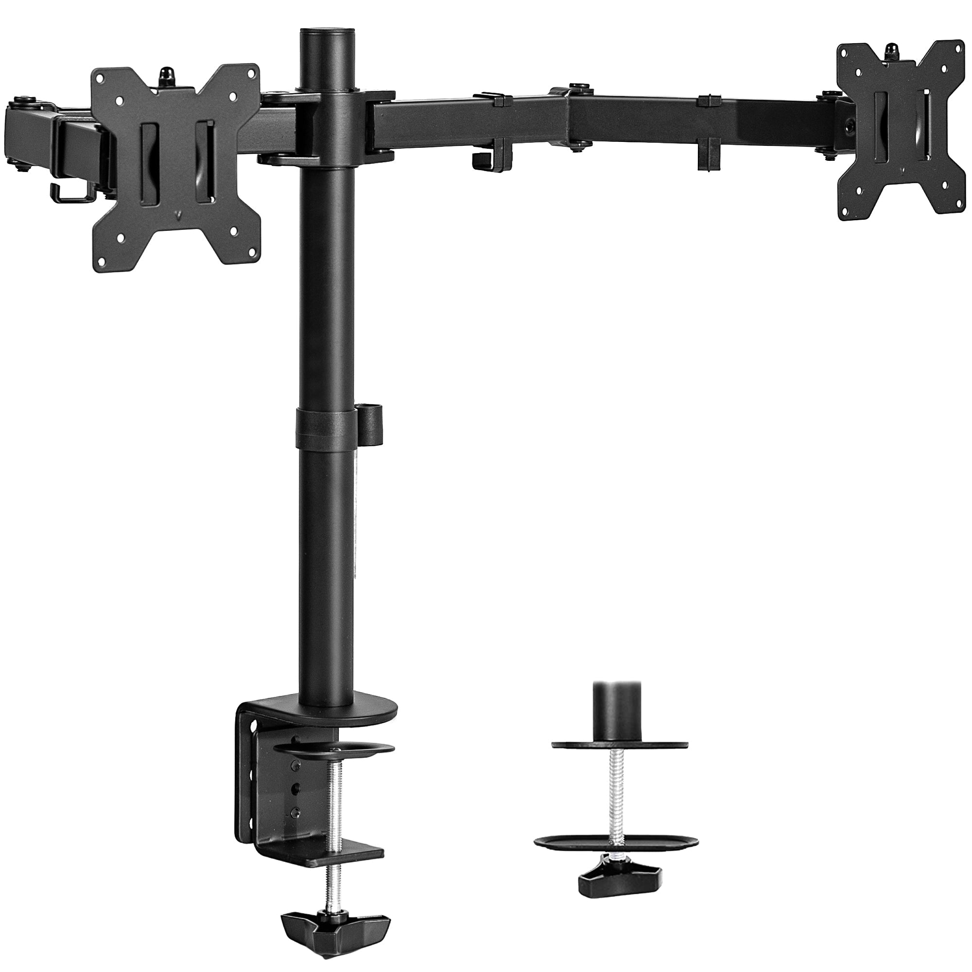 VIVO Dual Monitor Desk Mount Adjustable Stand