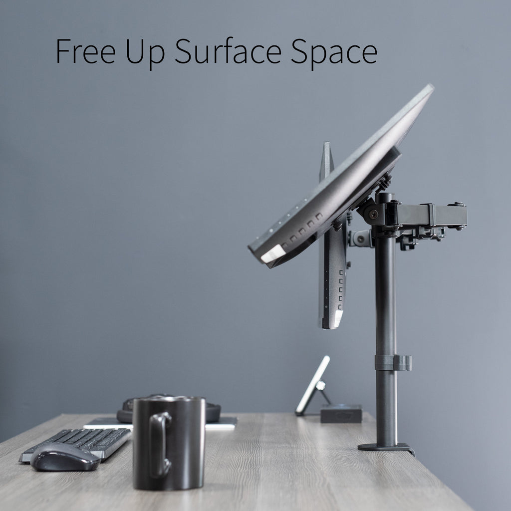 VIVO Dual Monitor Desk Mount Adjustable Stand