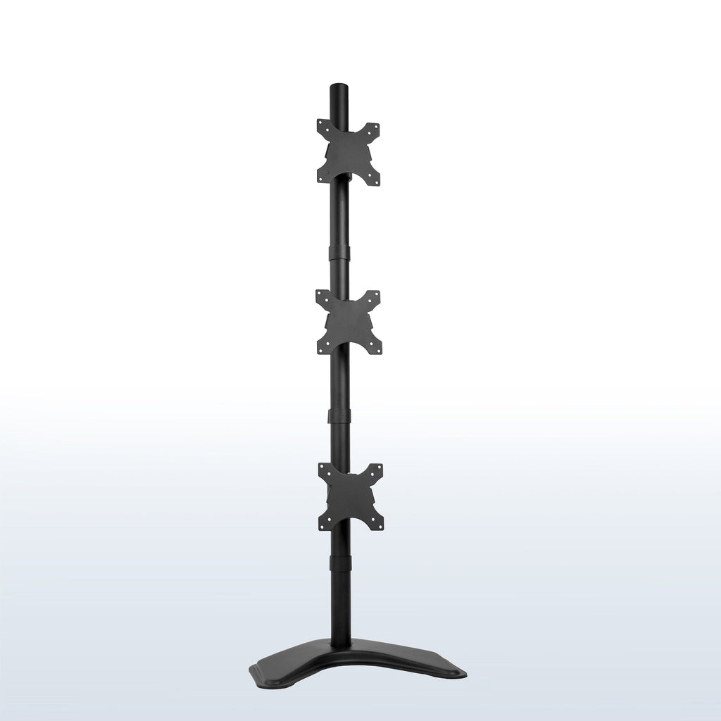 Vertical Triple 13” to 27" Monitor Desk Stand