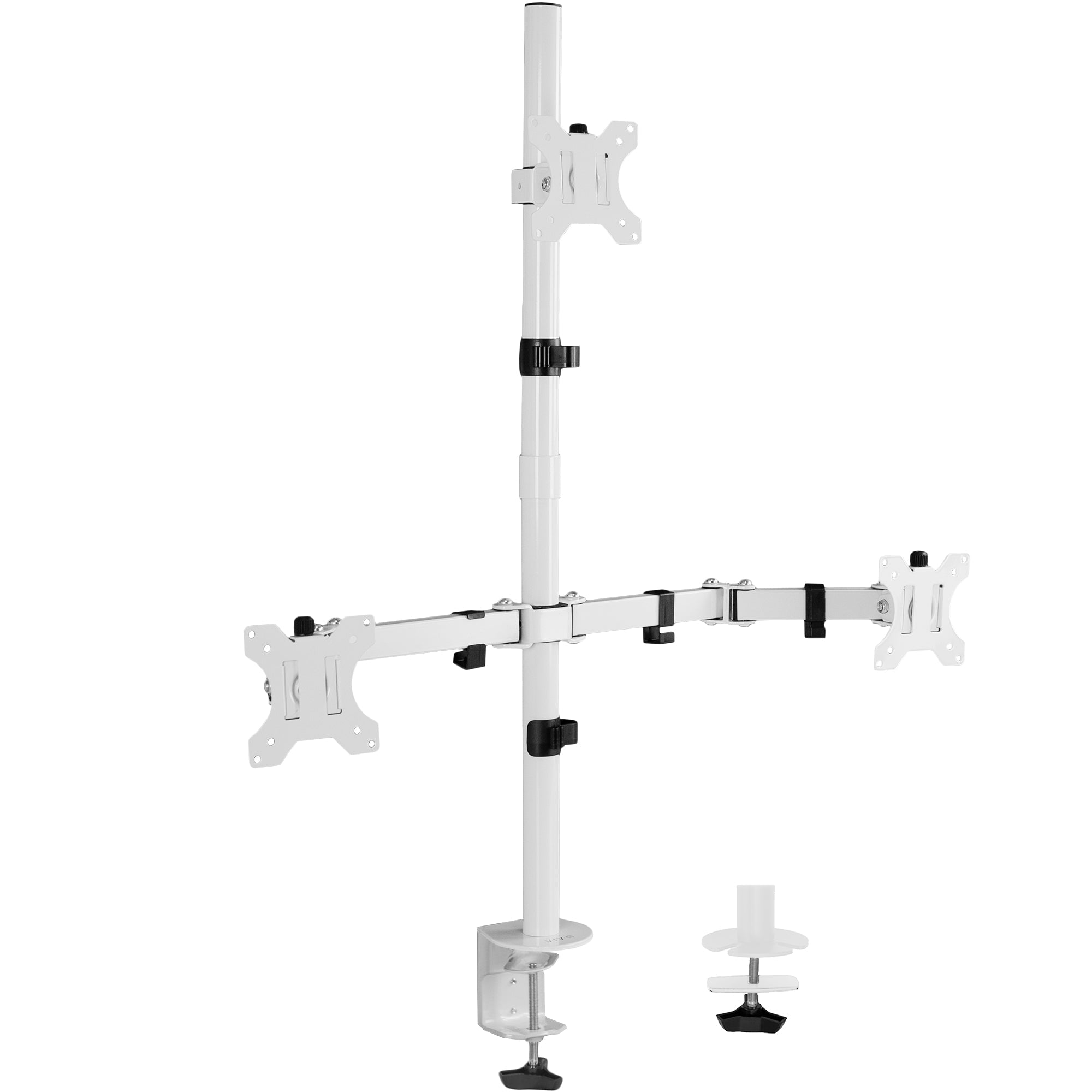 Triple 13” to 30” Monitor Desk Mount