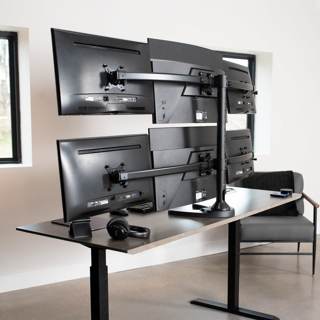 Hex 17” to 27” Monitor Desk Stand