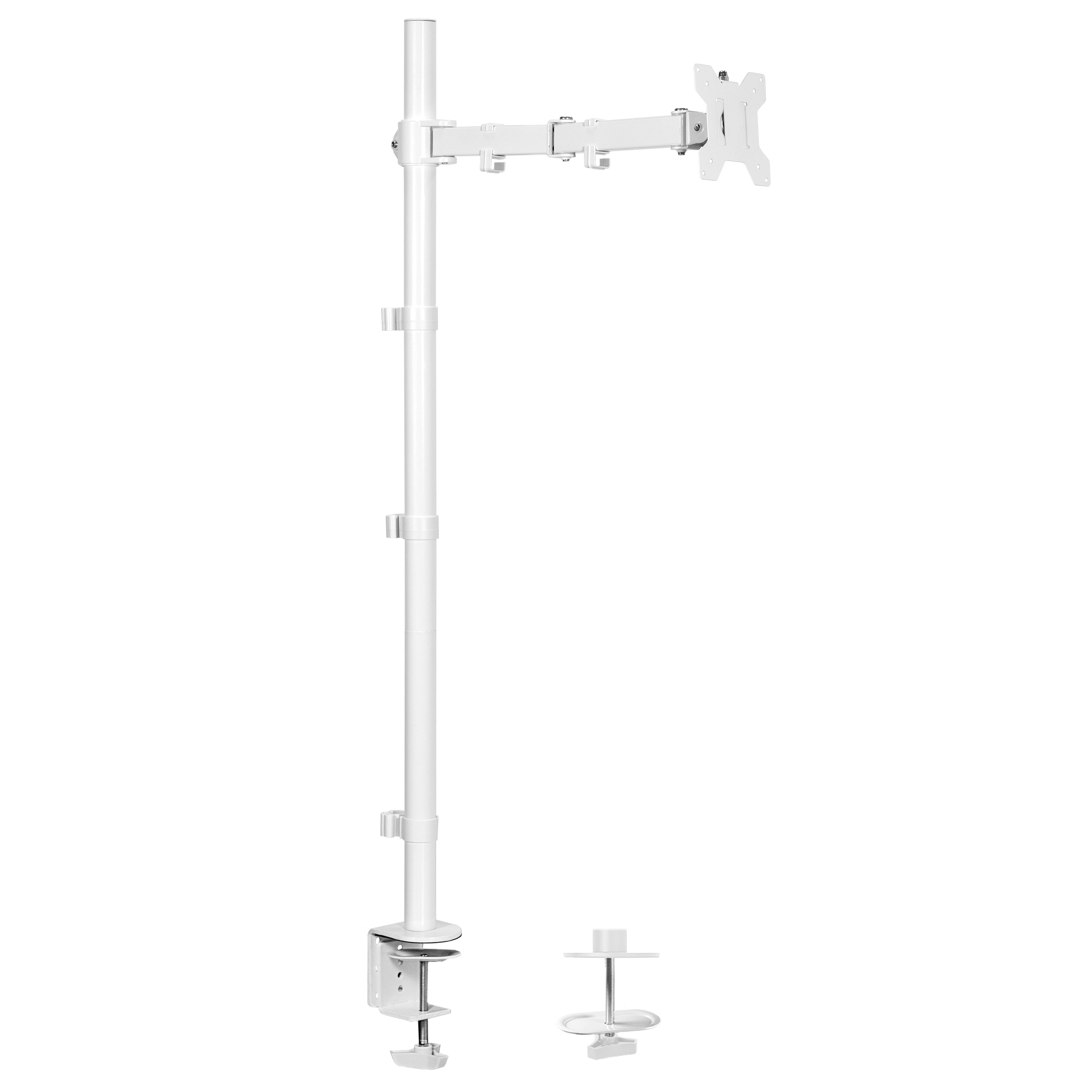 Single Monitor Extra Tall Desk Mount - Up to 38" Screens