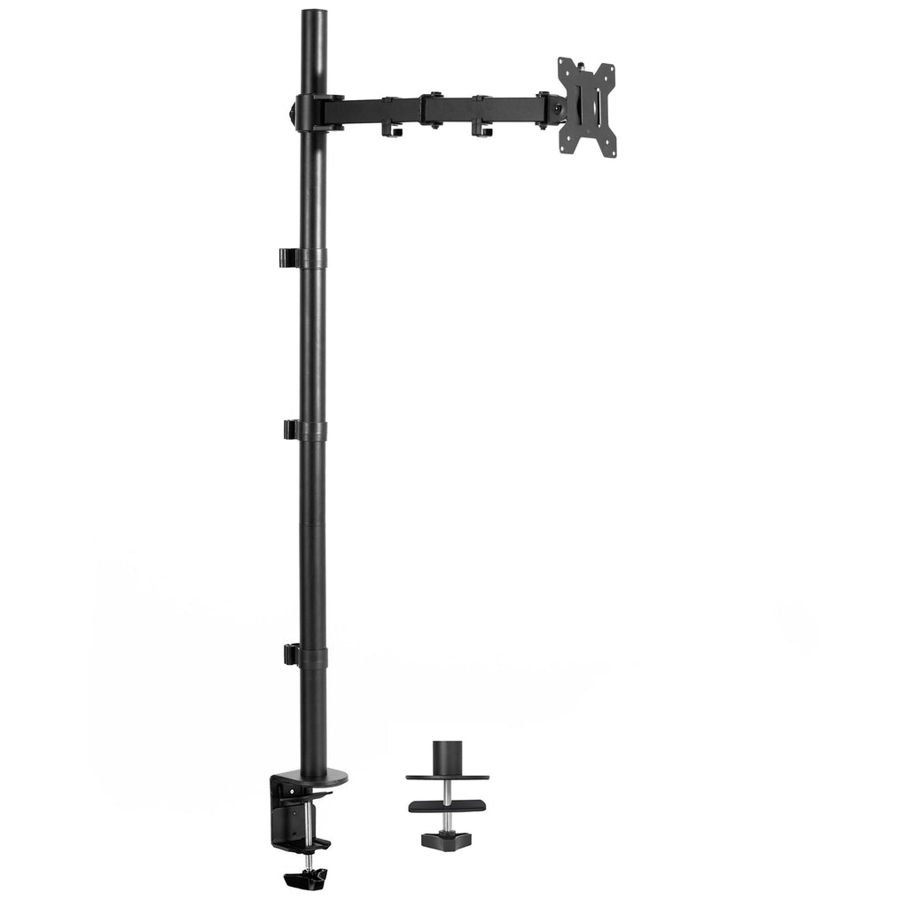 Single Monitor Extra Tall Desk Mount - Up to 38" Screens