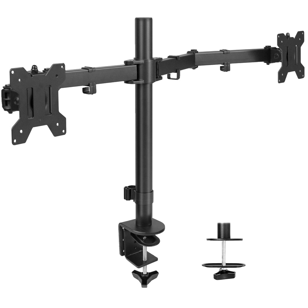 VIVO Dual Monitor Desk Mount Adjustable Stand