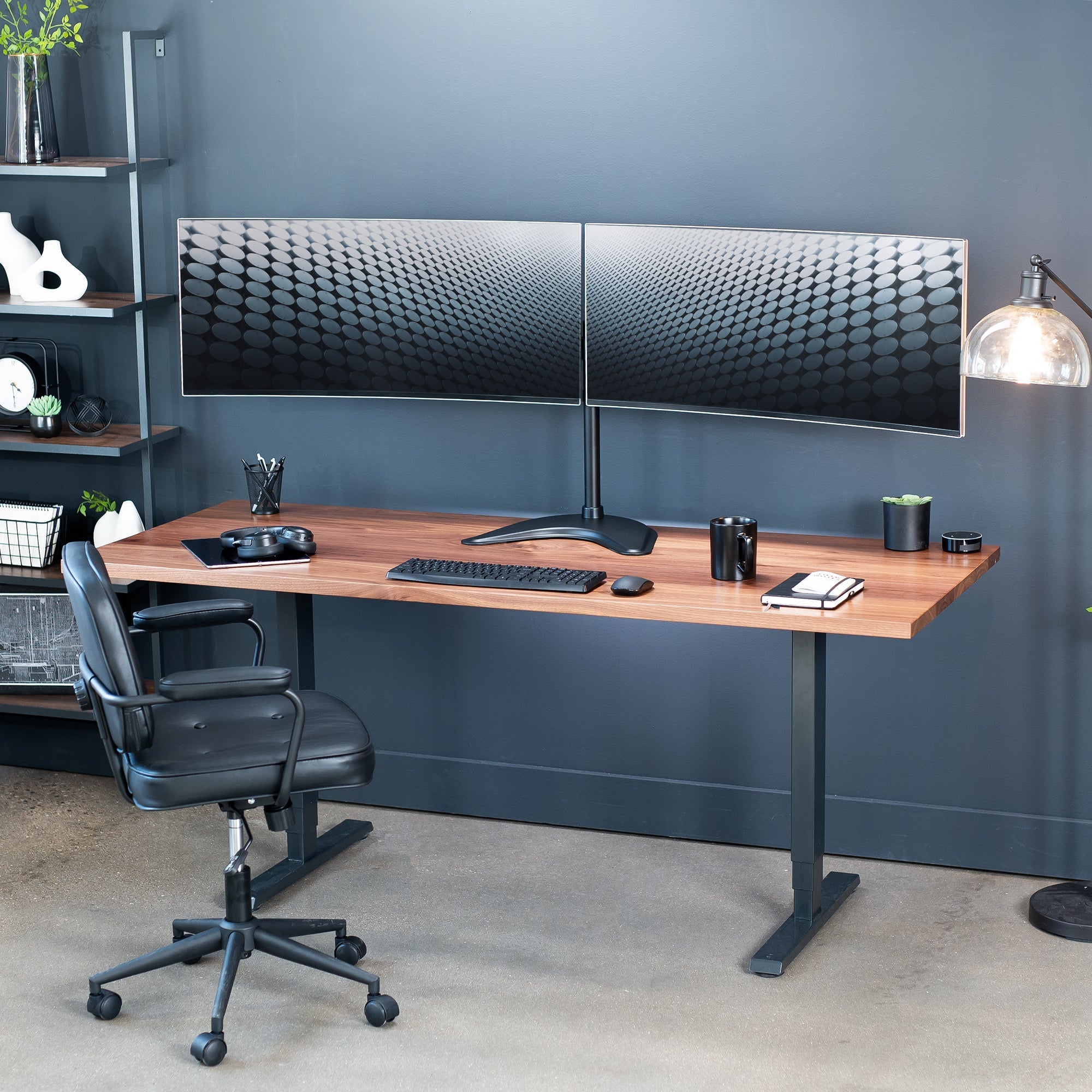 Dual Monitor Desk Stand - Up to 38" Screens