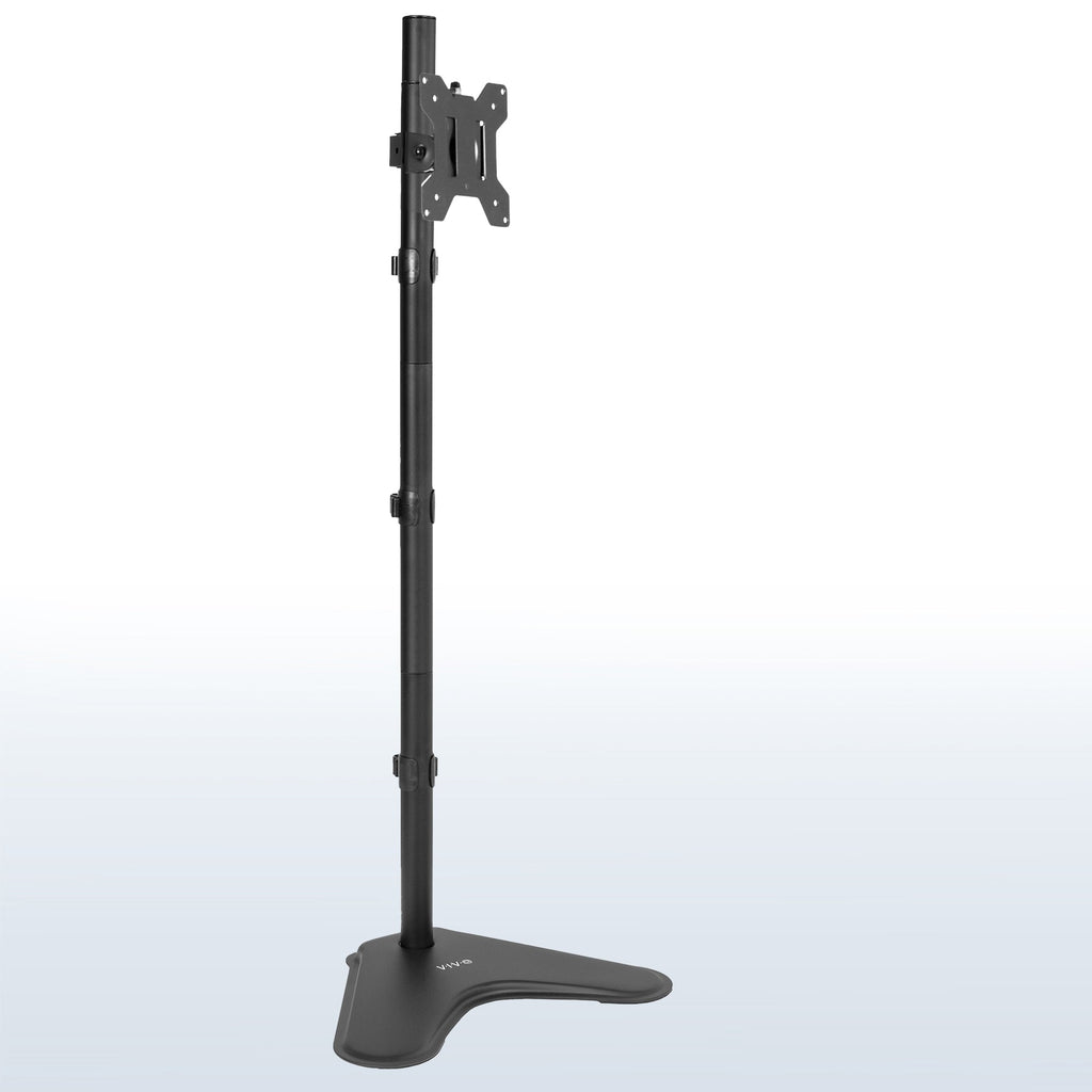 Single 13" to 27" Monitor Extra Tall Desk Stand