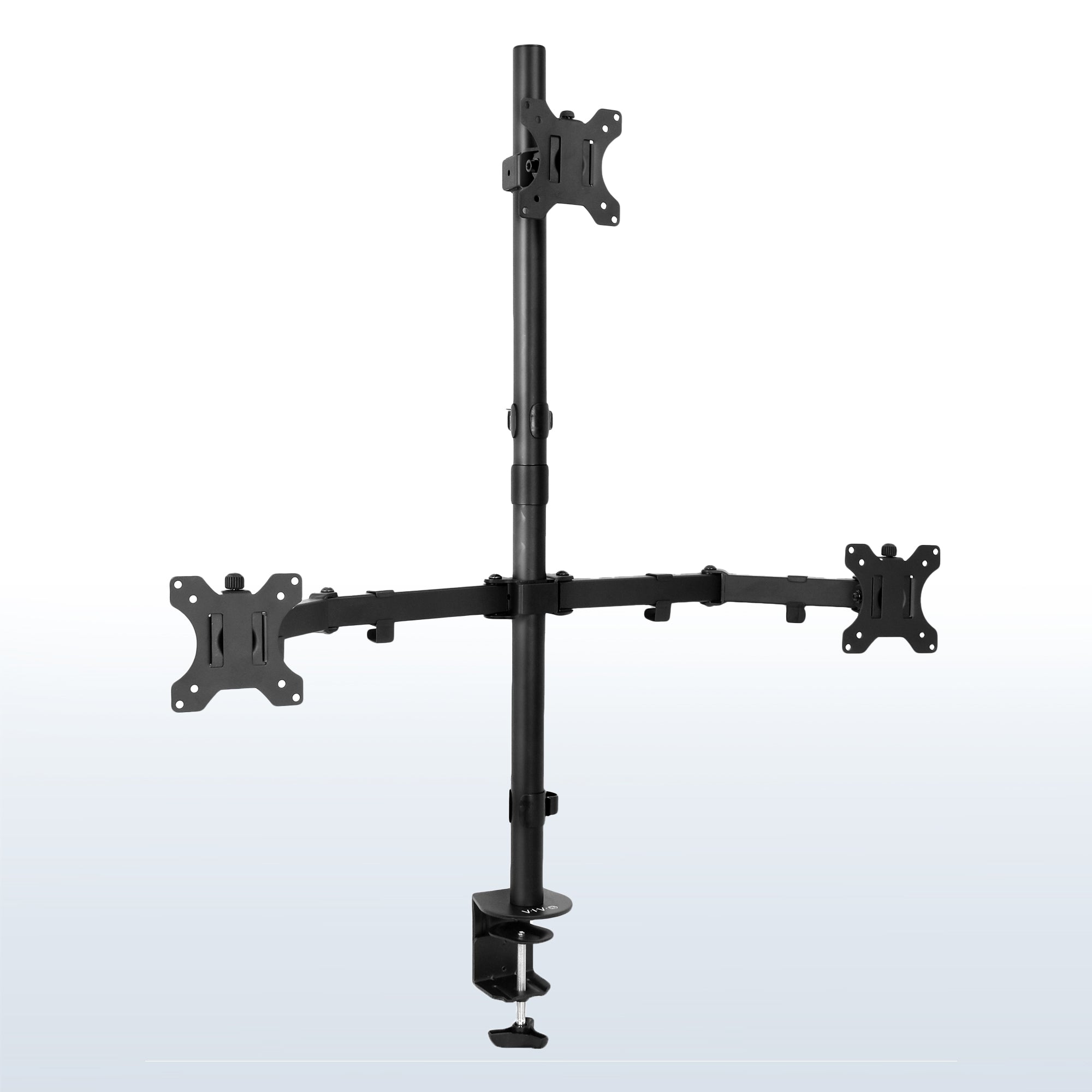 Triple 13” to 30” Monitor Desk Mount