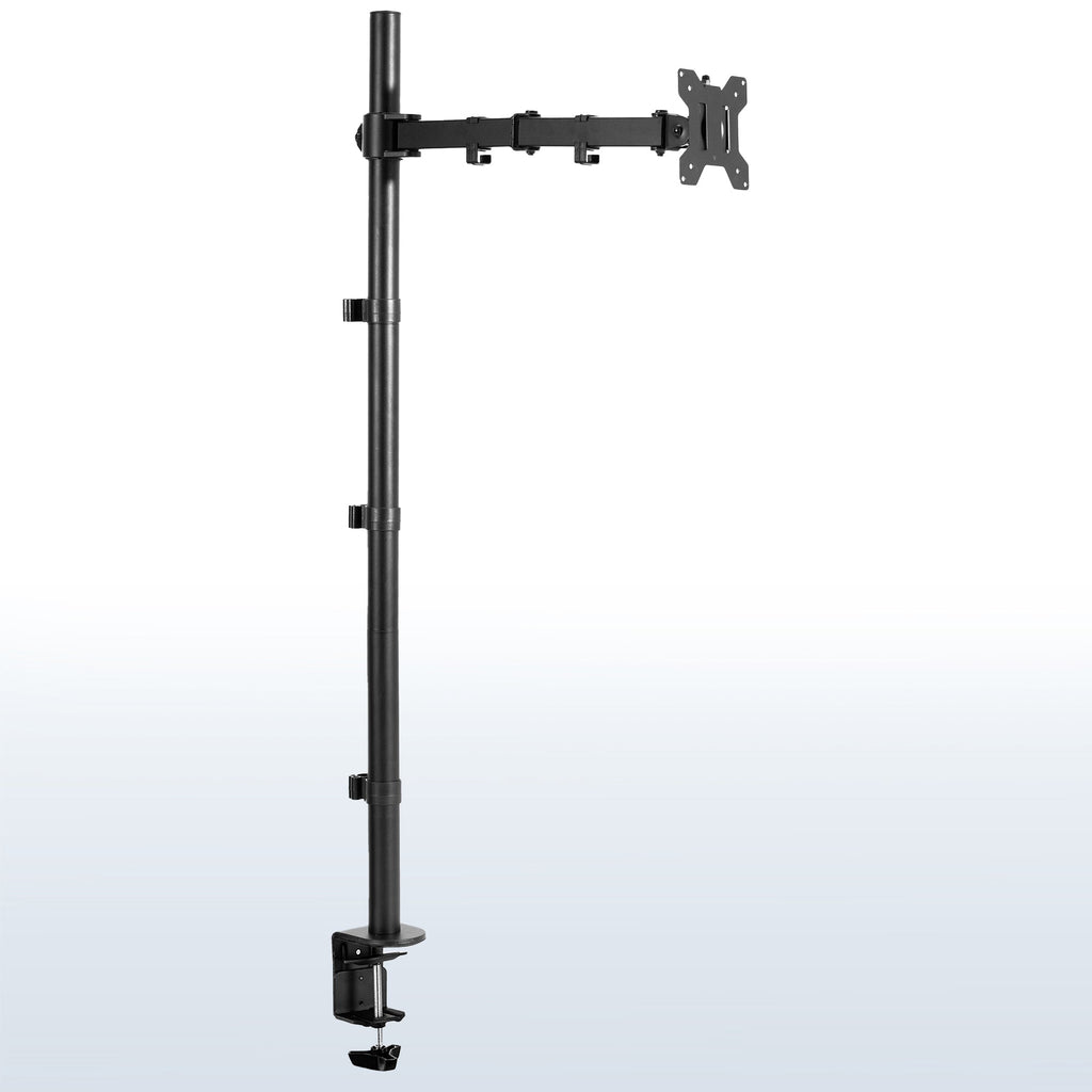 Single Monitor Extra Tall Desk Mount - Up to 38" Screens